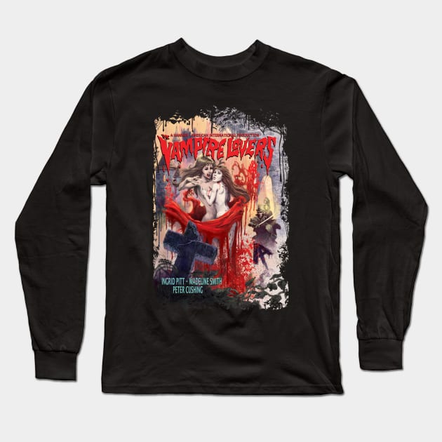 VAMPIRE LOVERS Long Sleeve T-Shirt by ZornowMustBeDestroyed